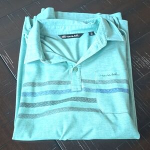 Travis Matthew Polo. Mint green. Like new